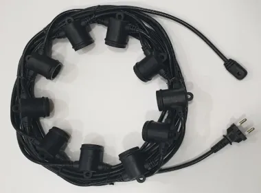 Đèn trang trí tiệc ngoài trời cao cấp Hàn Quốc - Đèn trang trí màu đen
