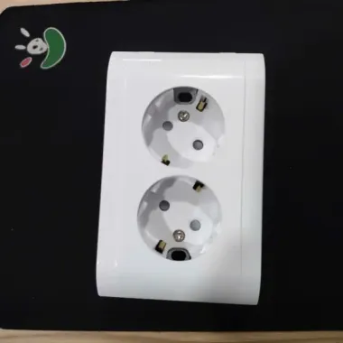 Ổ CẮM ÂM TƯỜNG 2 LỖ CAO CẤP NHẬP KHẨU TỪ HÀN QUỐC 16A 250V
