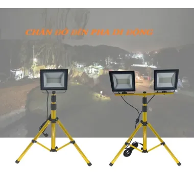 CHÂN ĐÈN LED,PHA TRÒN DI ĐỘNG ,TĂNG CHỈNH CHIỀU CAO TỰ DO SỬ DỤNG ĐƯỢC NHIÊU NƠI NHƯ STUDIO,CÔNG TRƯỜNG,NHÀ XƯỞNG...