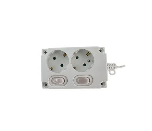 Ổ CẮM 2 LỖ CÓ CÔNG TẮC CÁ NHÂN 16A 250V
