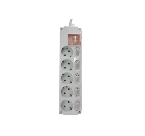 Ổ CẮM 5 LỖ CÓ CÔNG TẮC CÁ NHÂN 16A 250V