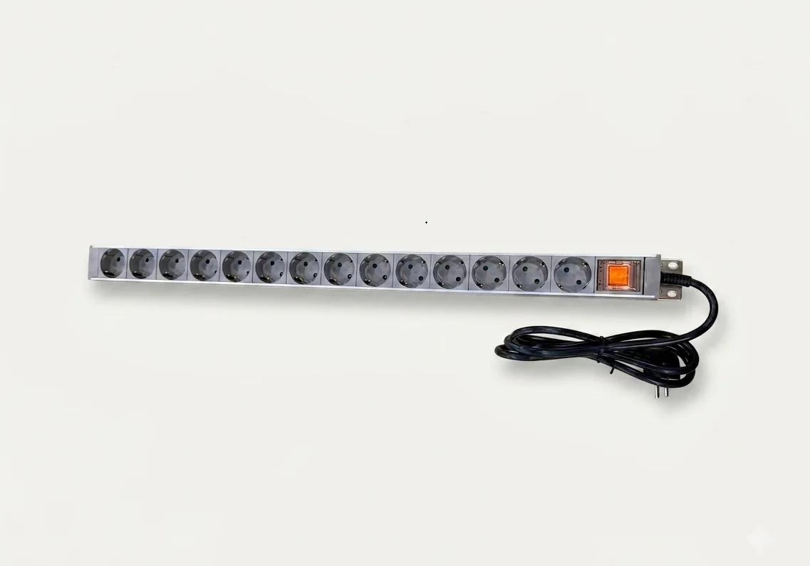 Ổ CẮM NHÔM 14 LỖ 16A 250V