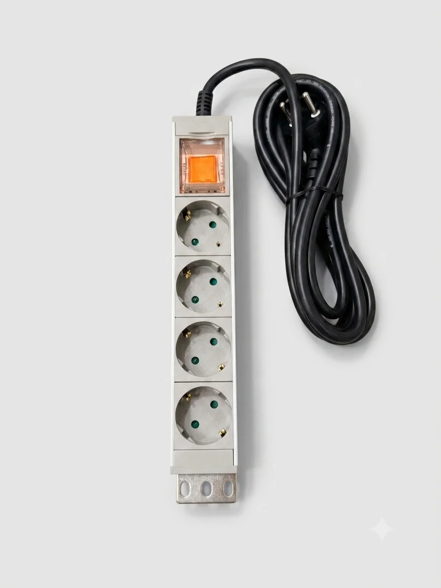 Ổ CẮM NHÔM 4 LỖ 16A 220V