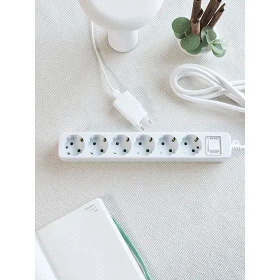 Ổ CẮM 6 LỖ 16A 250V 